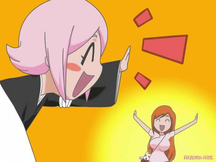 Orihime a Yachiru Orihime a Yachiru